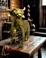 Brass Nandi Idol - Image 2